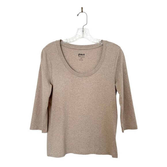 Pact Organic Cotton Softspun Scoop Neck Tee - Picture 1 of 6